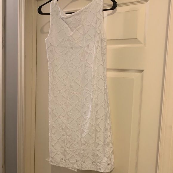 Banana Republic White Eyelet Dress - Picture 6 of 7